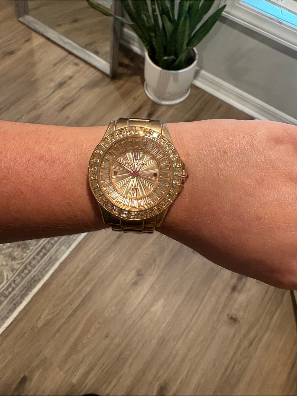 Betsey Johnson Rose Gold Watch